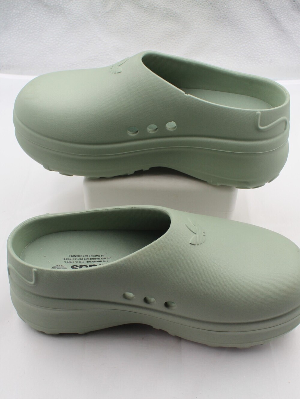 Adidas adiFOM Stan Smith Mule Size 8 Women Platform Clog Slip On Green
